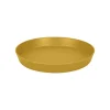Soucoupe ronde en plastique recyclable jaune miel Elho Loft Urban - Ø 30,2 cm