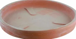 Soucoupe ronde en terre cuite Anticomestiere - Ø 44,3 x H 6 cm