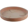 Soucoupe ronde en terre cuite Anticomestiere - Ø 33,2 cm
