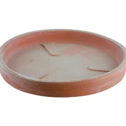 Soucoupe ronde en terre cuite Anticomestiere - Ø 22 cm