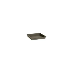 Soucoupe Toscane carree Taupe L26,7x l26,7x H3 cm