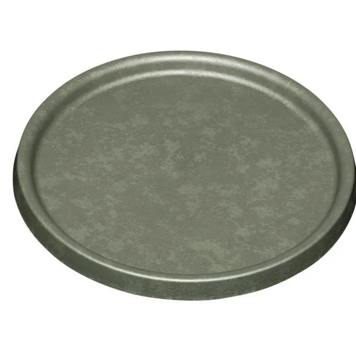 Soucoupe vert kaki pour pot Poetic Elément 23 - Ø 23,2 cm