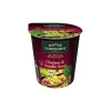 Soupe Asia au poulet et nouilles bio en bol rouge de 55 g