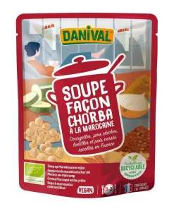 Soupe marocaine façon chorba bio Danival – 50 cl