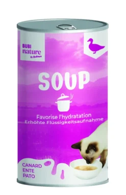Soupe pour chat au canard Bubi nature - 135 g