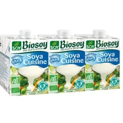 Soya Cuisine Nature bio 20 cl - lot de 3