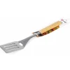 Spatule pour barbecue en inox avec manche bambou - 44 cm