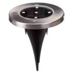 Spot à planter Up Light argent à LED 5 lumens