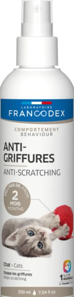 Spray anti-griffures pour chat et chaton 200 ml