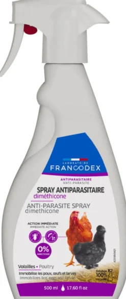 Spray antiparasitaire pour volaille Francodex - 500 ml