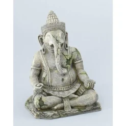 Statue Angkor god pour aquarium gris 13x11,5xH17 cm