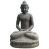 Statue de jardin Bouddha assis H 60 cm