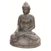 Statue de jardin Bouddha assis H 30 cm