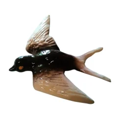 Statue de jardin hirondelle L 17 cm