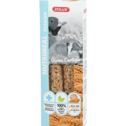 Sticks au millet jaune pour oiseaux exotiques Zolux Nutrimeal - 110 g