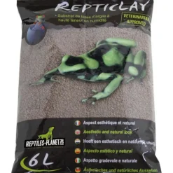 Substrat pour terrarium tropical en argile naturelle coloris marron Reptile Planet Repticlay - 6 L