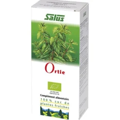 Suc de plantes fraîches bio Salus Ortie - 200 ml
