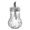 Sucrier en verre et inox Twist - 25 cl