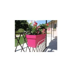 Support de jardinière blanc 35 cm