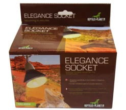 Support de lampe pour terrarium coloris noir Reptile Planet Élégance Socket