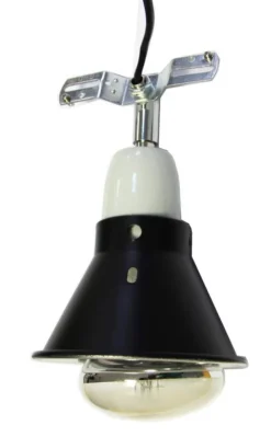 Support de lampe pour terrarium coloris noir Reptile Planet Élégance Socket