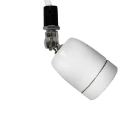 Support de lampe pour terrarium en porcelaine coloris blanc Reptile Planet Repti Socket