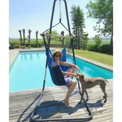 Support pour chaise hamac en métal Sonio Jobek Hamacs - 115 x 130 x 200 cm