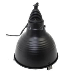 Support pour lampe terrarium coloris noir Reptile Planet Reptidome 14 - Ø 14 x H 18,2 cm