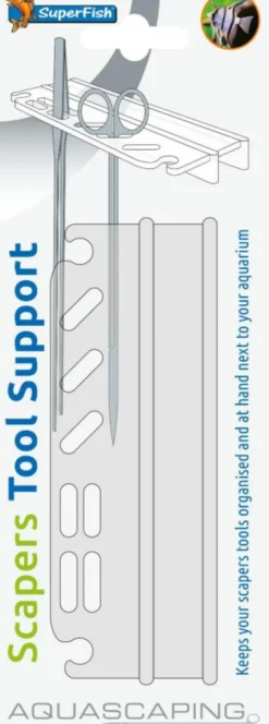 Support pour outil d'aquarium coloris transparent SuperFish Scapers Tool Support