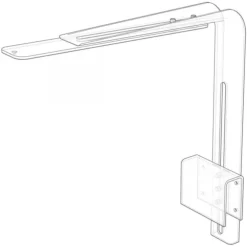 Support pour rampe LED aquarius, spécificité BW, AQUA MEDIC - modèle Plus Holder
