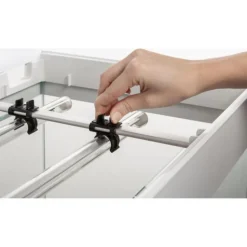 Supports d'éclairage OptiSET 4 pièces - AQUAEL - pour aquarium