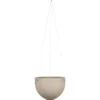 Suspension en céramique taupe Scheurich 845 Taupe stone - Ø 18 cm