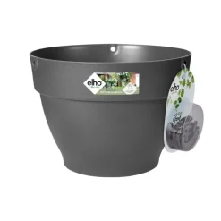 Suspension en plastique gris anthracite Elho Vibia Campana - ø 26 cm