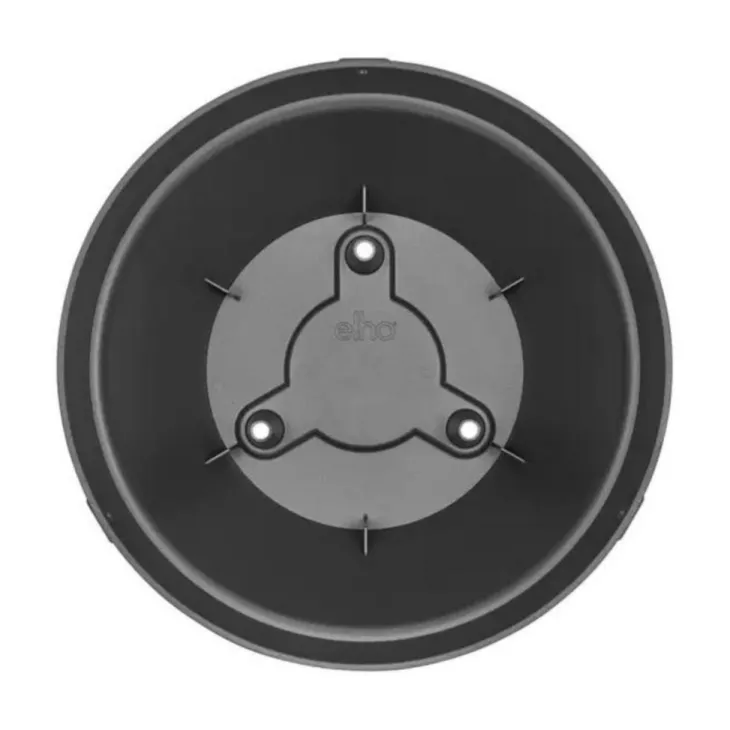 Suspension en plastique gris anthracite Elho Vibia Campana - ø 26 cm