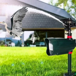 Système anti-héron pour bassin, efficace et durable, PRIME AQUATIC - modèle Pond Defense Sprinkler