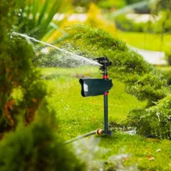 Système anti-héron pour bassin, efficace et durable, PRIME AQUATIC - modèle Pond Defense Sprinkler