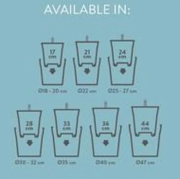 Système d’auto-arrosage en polypropylène noir Elho Self Watering insert - 33 cm