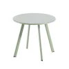 Table basse coloris vert en acier Massai - 35 cm