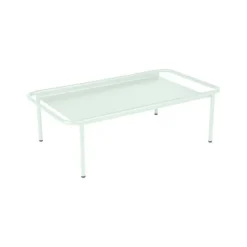 Table basse deportée Coolside coloris vert en acier Fermob - 115 x 63 cm