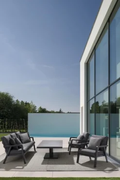 Table basse élévatrice anthracite, BIZZOTTO Truman