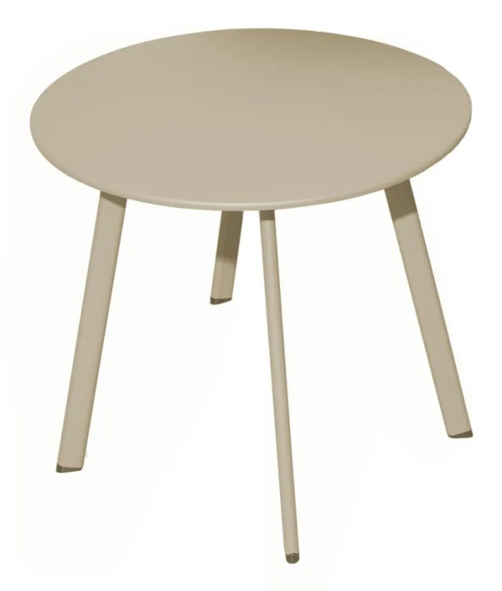 Table basse Massaî en acier - Ø 50 x 43 cm