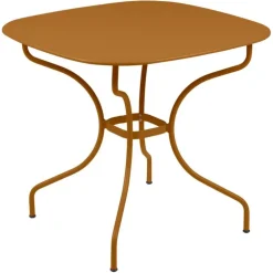 Table carrée avec bords arrondis en acier Opéra Fermob - 82 x 82 x 74 cm