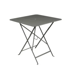Table carrée pliante Bistro Fermob en acier 71 x 71 x 74 cm