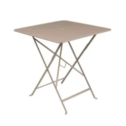 Table carrée pliante Bistro Fermob en acier 71 x 71 x 74 cm