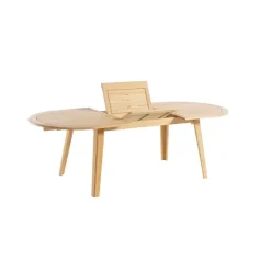 Table coloris beige en teck - 180 x 240 x 100 cm