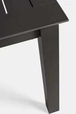 Table de jardin extensible anthracite BIZZOTTO konnor - 160/240x100cm