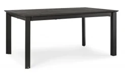 Table de jardin extensible anthracite BIZZOTTO konnor - 160/240x100cm