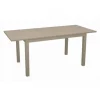 Table de jardin extensible en aluminium PROLOISIRS GENES - L.110/170 x H.70 cm