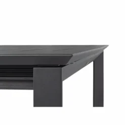 Table de jardin extensible anthracite BIZZOTTO Konnor - 200/300x110x76cm