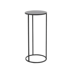 Table de service Quinty en métal noir T3 Edelman Hollande - Ø 32 x 70 cm